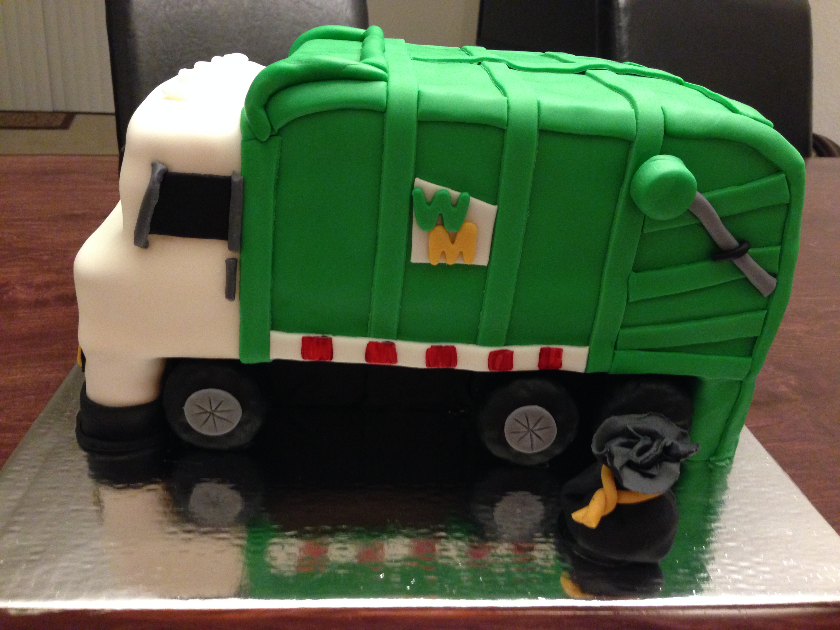 Garbage Truck Cake