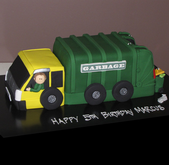 Garbage Truck Cake