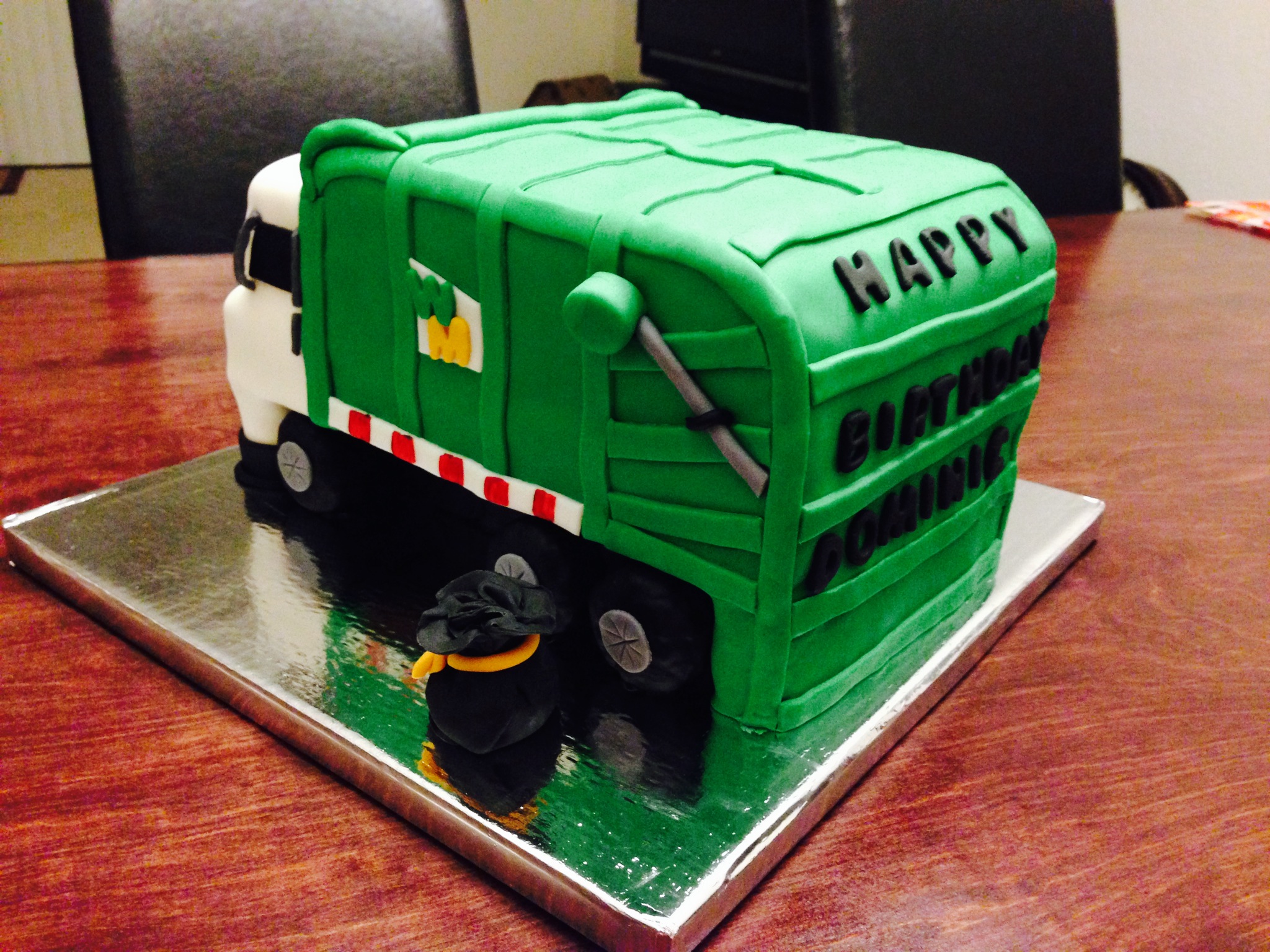 Garbage Truck Cake