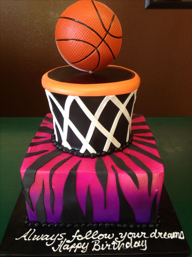 13 Photos of Basketball Birthday Cakes For Girls