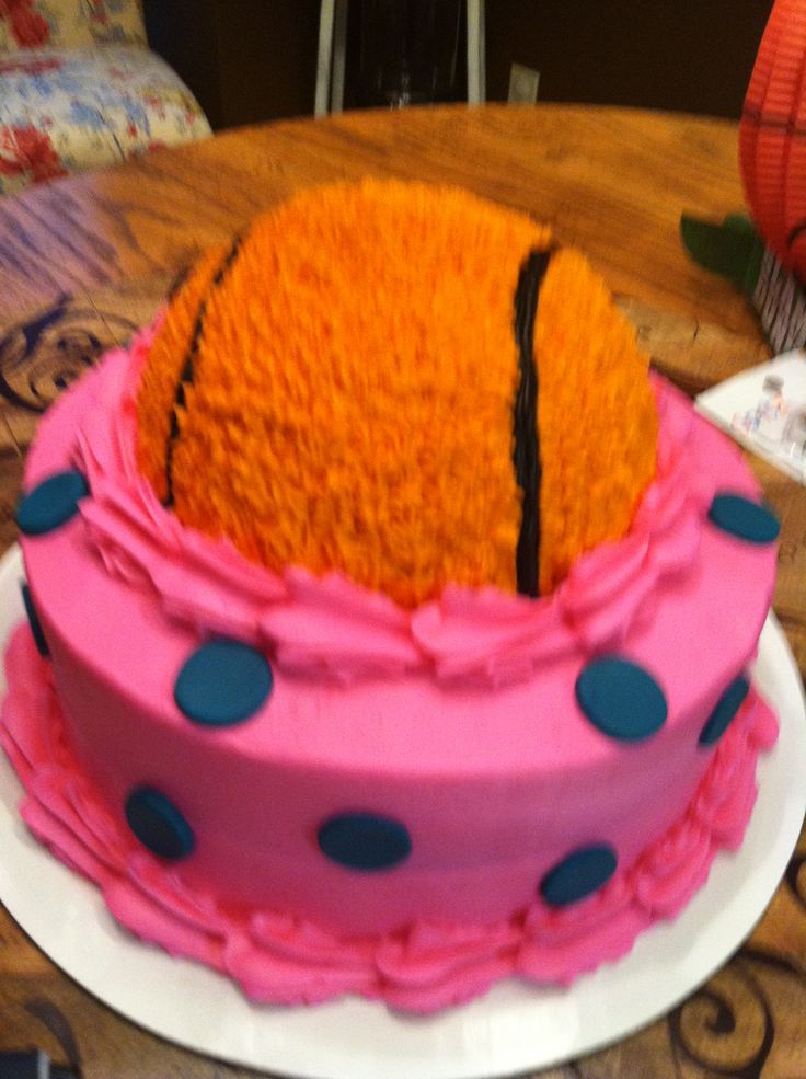 Girls Basketball Cake