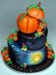 Halloween Birthday Cake