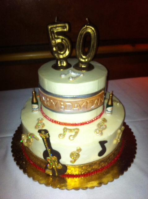 Happy 50th Birthday Cake