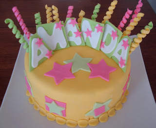 Happy Birthday Amanda Cake