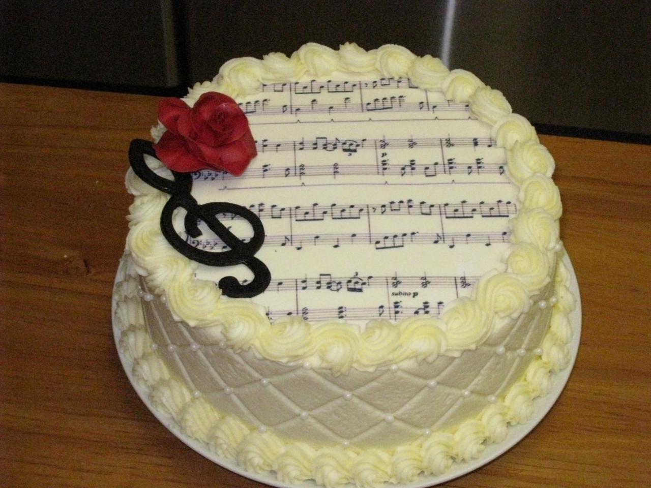 Happy Birthday Cake with Music