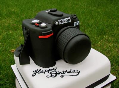 Happy Birthday Camera Cake