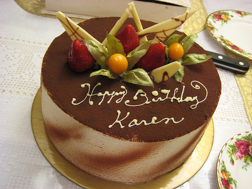 Happy Birthday Karen Cake