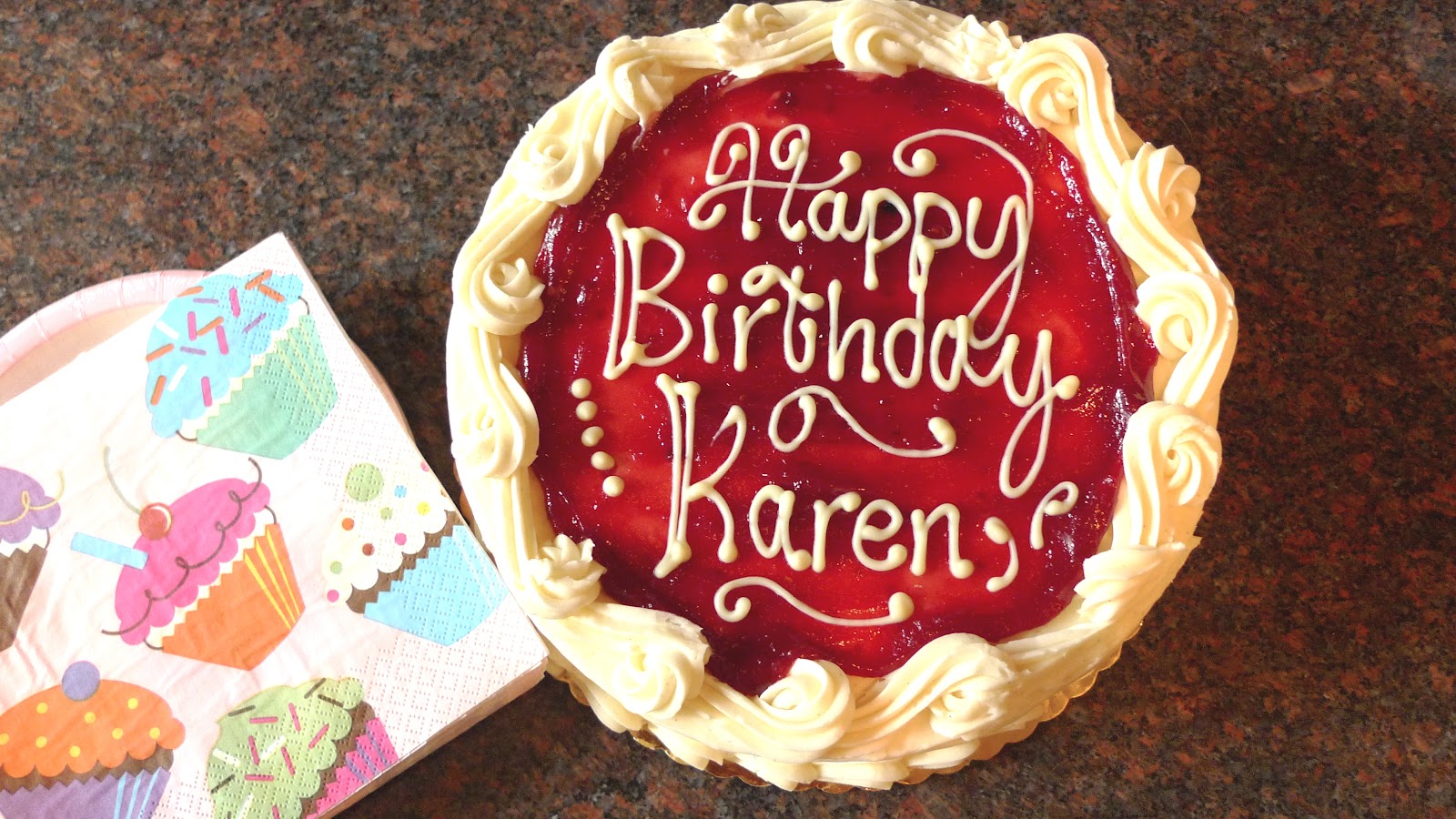 Happy Birthday Karen Cake