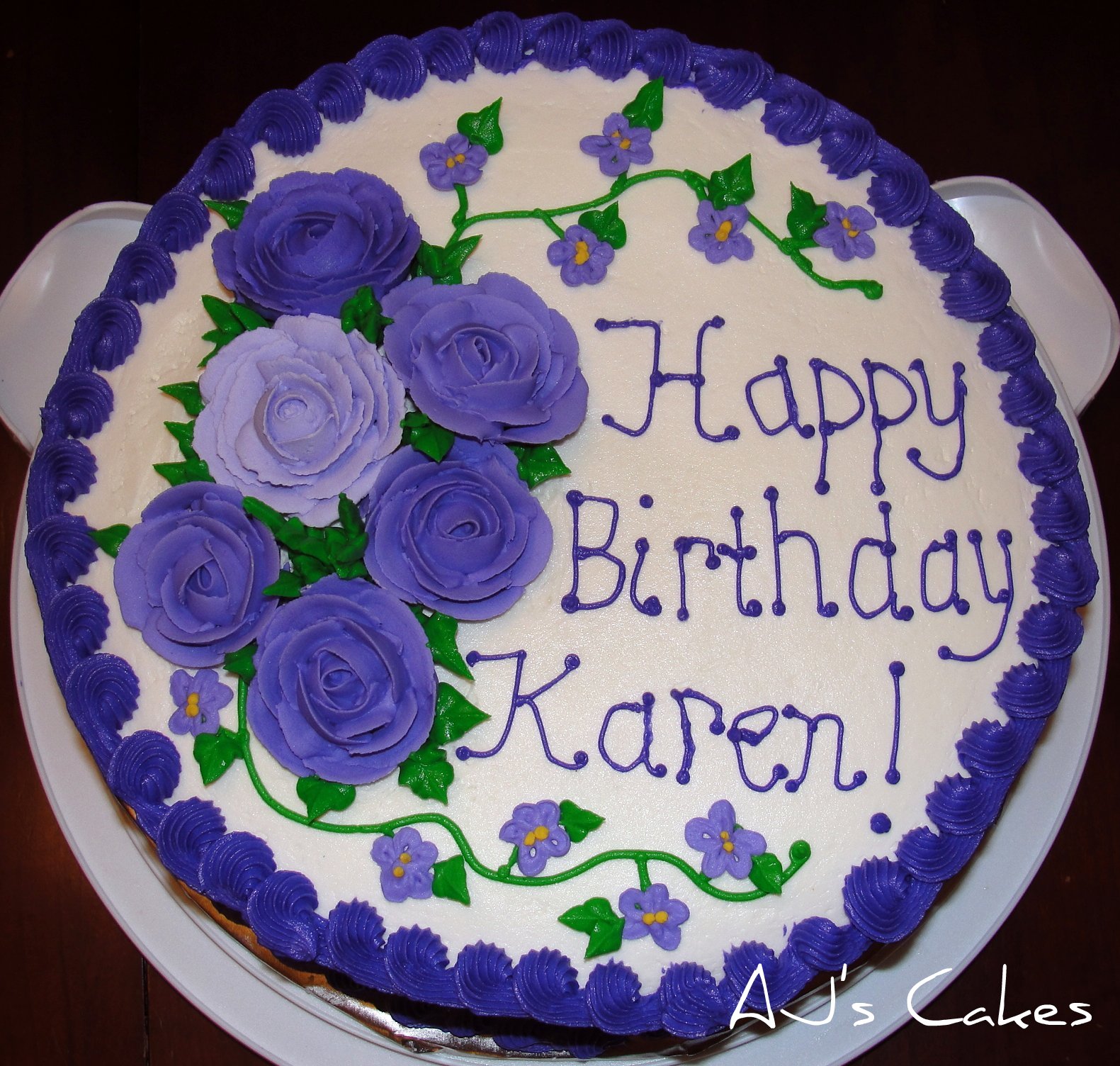 Happy Birthday Karen Cake