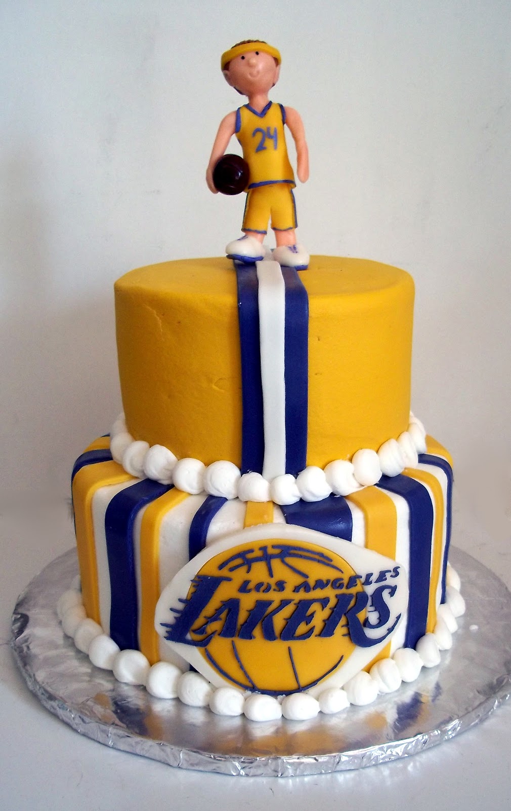 Happy Birthday Lakers Cake