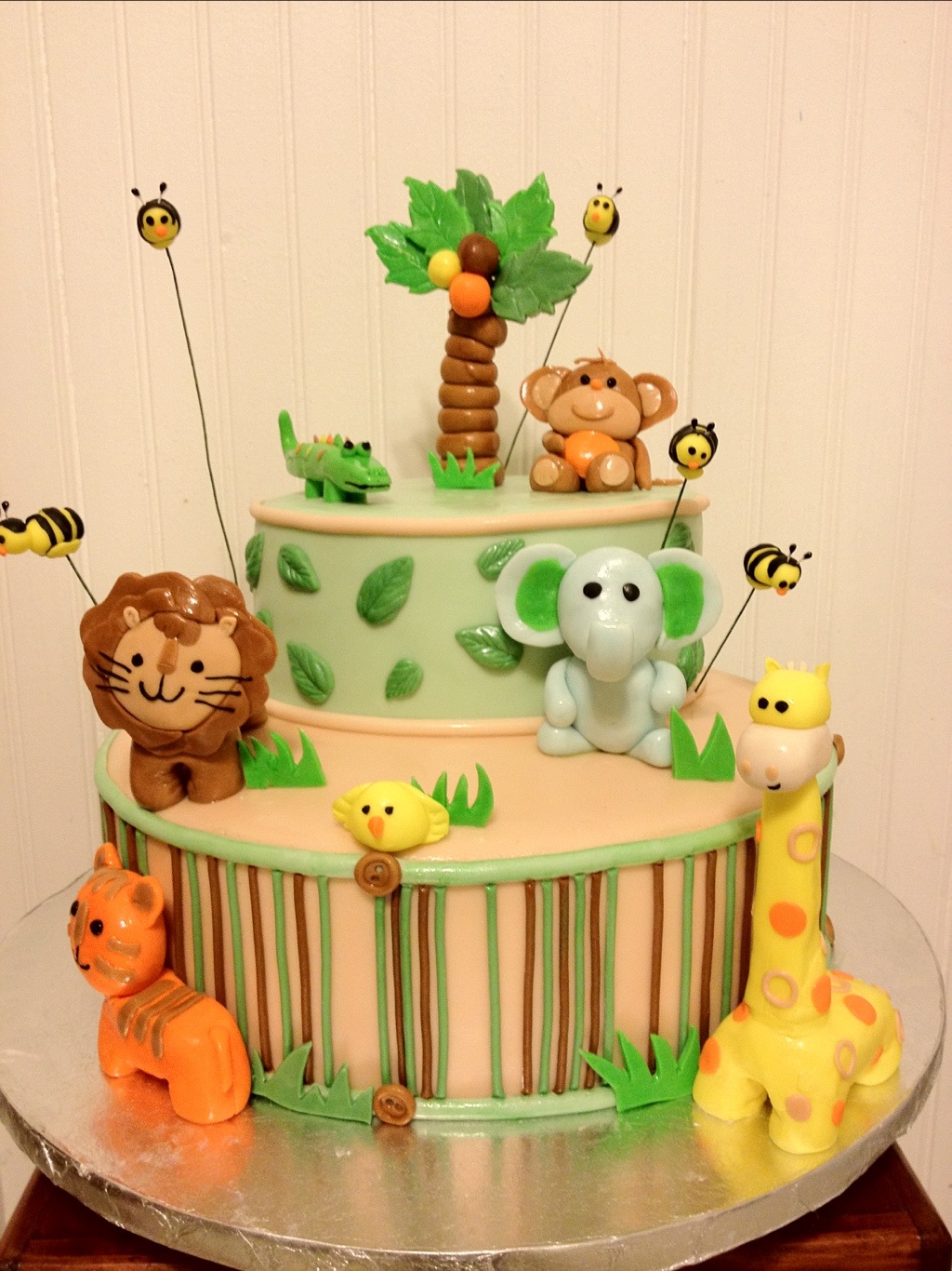 9 Jungle Shower Theme Cakes Photo Jungle Theme Baby Shower Cake Ideas Jungle Theme Baby Shower Cake And Jungle Theme Baby Shower Cake Snackncake