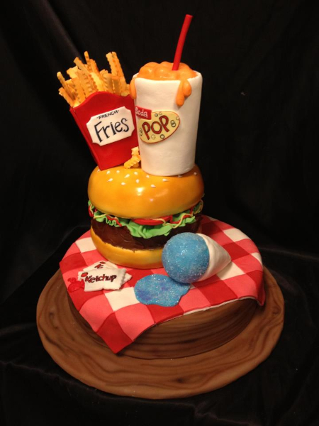 Junk-Food Birthday Cake