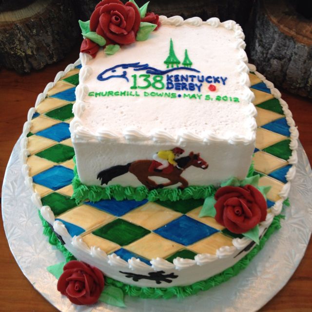 5 Photos of Kentucky Derby Race Sheet Cakes