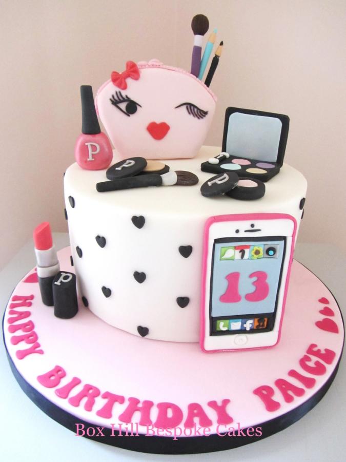 Makeup Birthday Cake Ideas