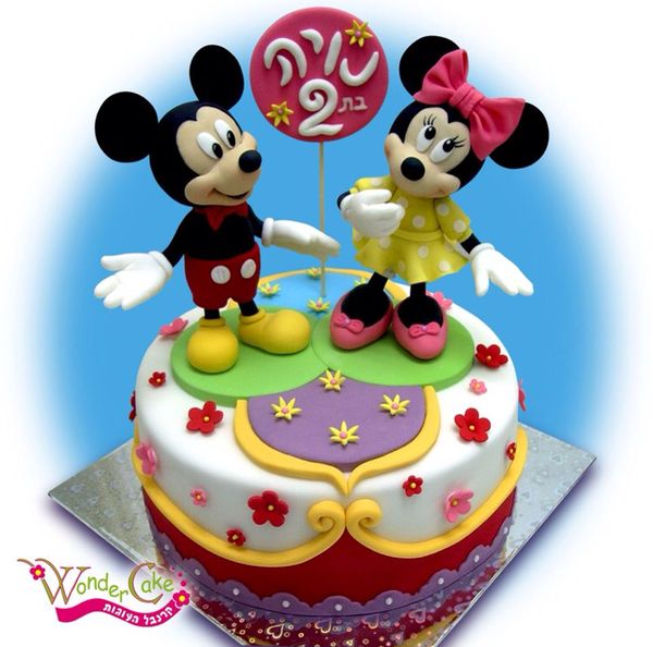 Mickey and Minnie Mouse Birthday Cakes