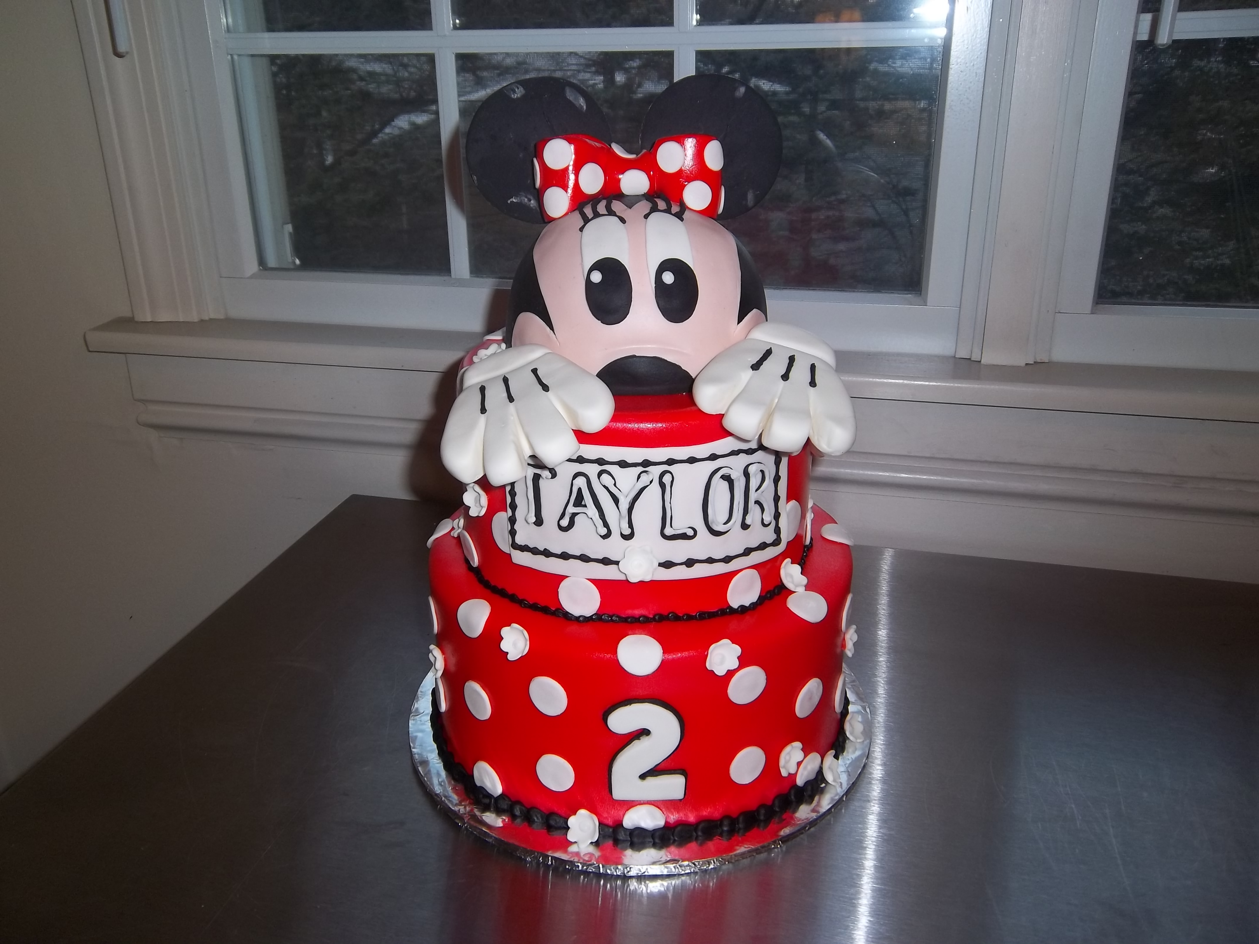 Minnie Mouse 2nd Birthday Cake