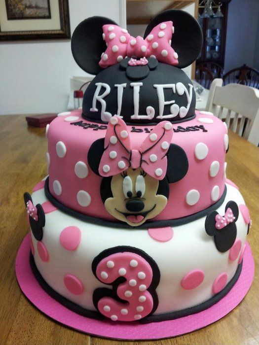 Minnie Mouse Birthday Cake