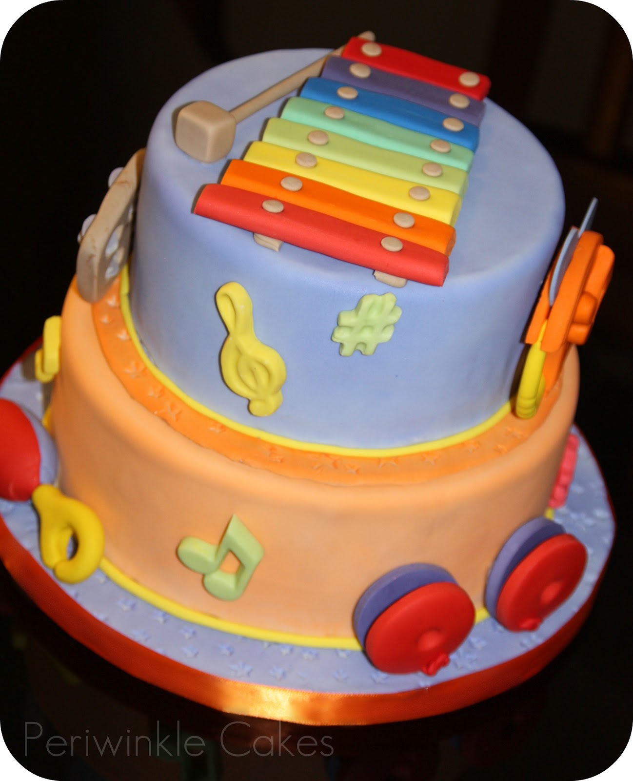 Music Theme Birthday Cake