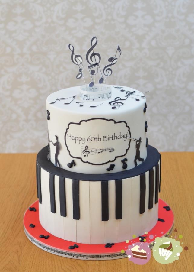 Music Themed Birthday Cake