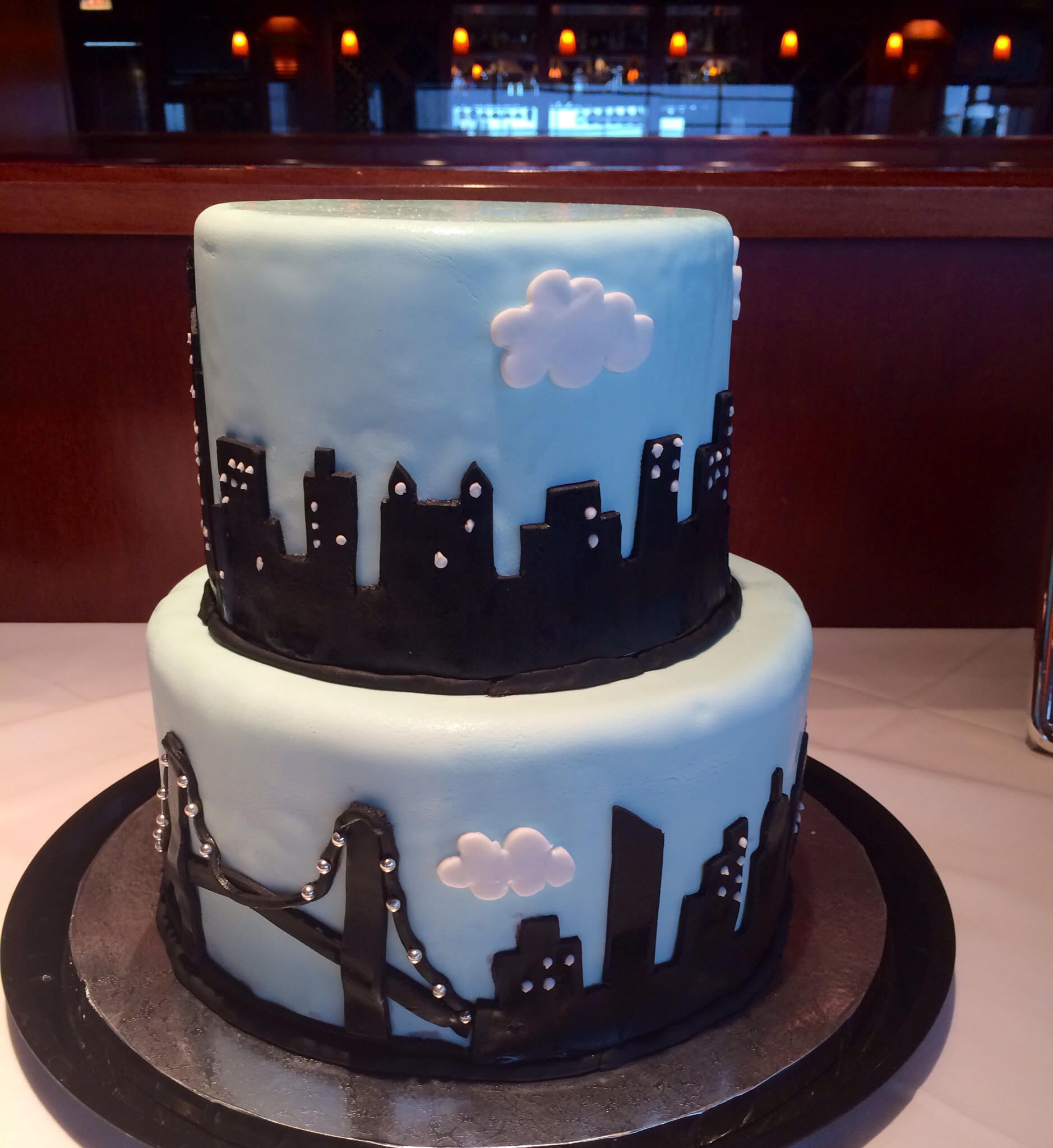 New York City Skyline Cake