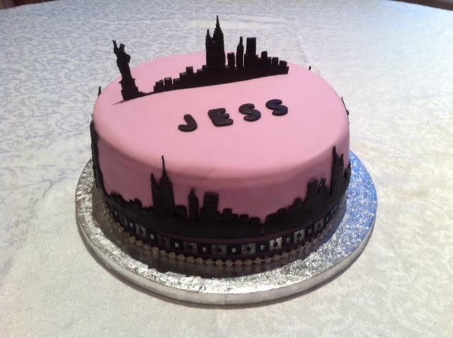 New York Skyline Cake