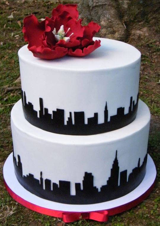 8 Photos of New York City Skyline In The Shape Of Cakes