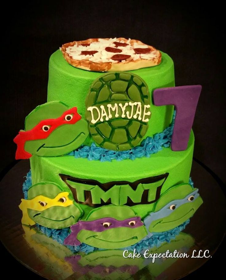 Ninja Turtle Birthday Cake