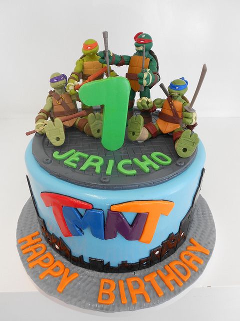 Ninja Turtle Cake Figures