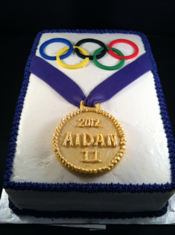 5 Photos of Medal Shaped Cakes Pinterest