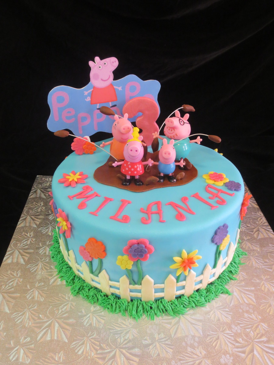 Peppa Pig Birthday Cake