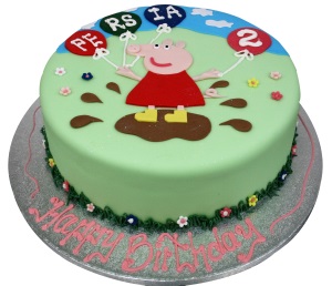 Peppa Pig Birthday Cake