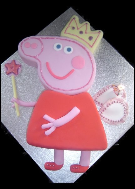 8 Photos of Icing Peppa Pig Birthday Cakes