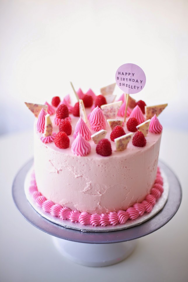 Pink Birthday Cake