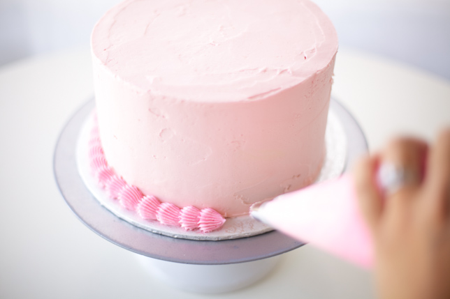 Pink Raspberry Birthday Cake