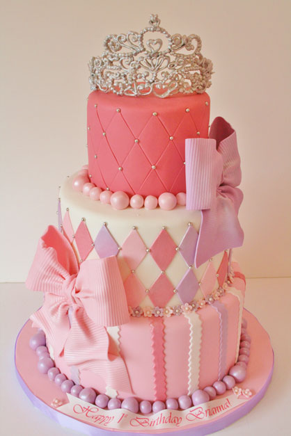 Princess 1st Birthday Cake