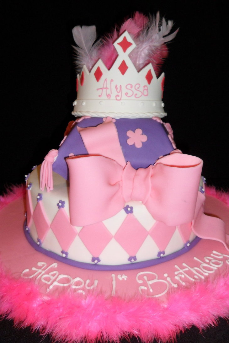 Princess 1st Birthday Cake