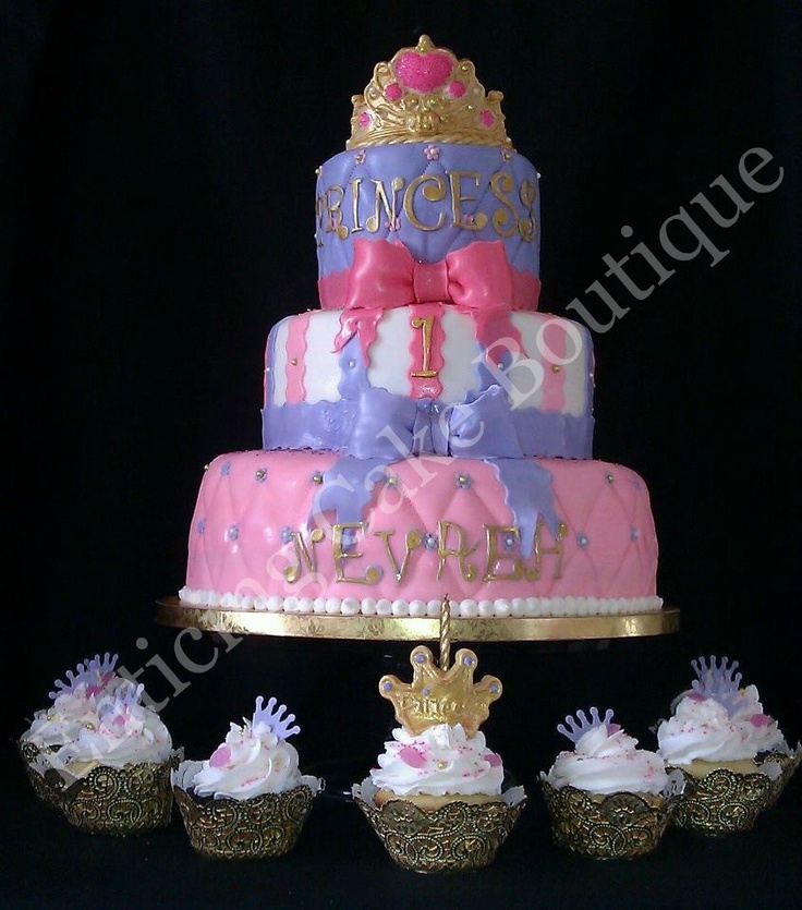 Princess Crown Made Out of Cupcakes