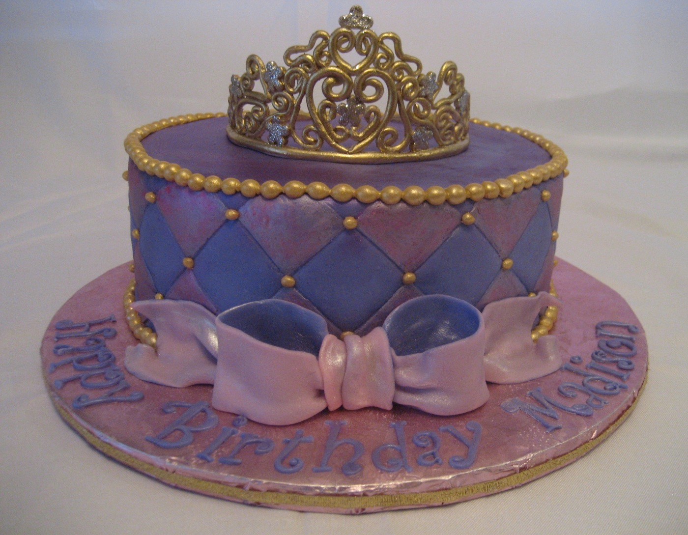 Purple Princess Birthday Cakes