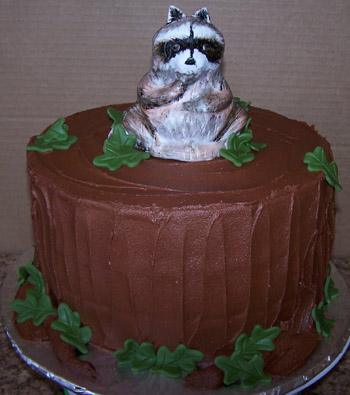 Raccoon Hunting Birthday Cakes