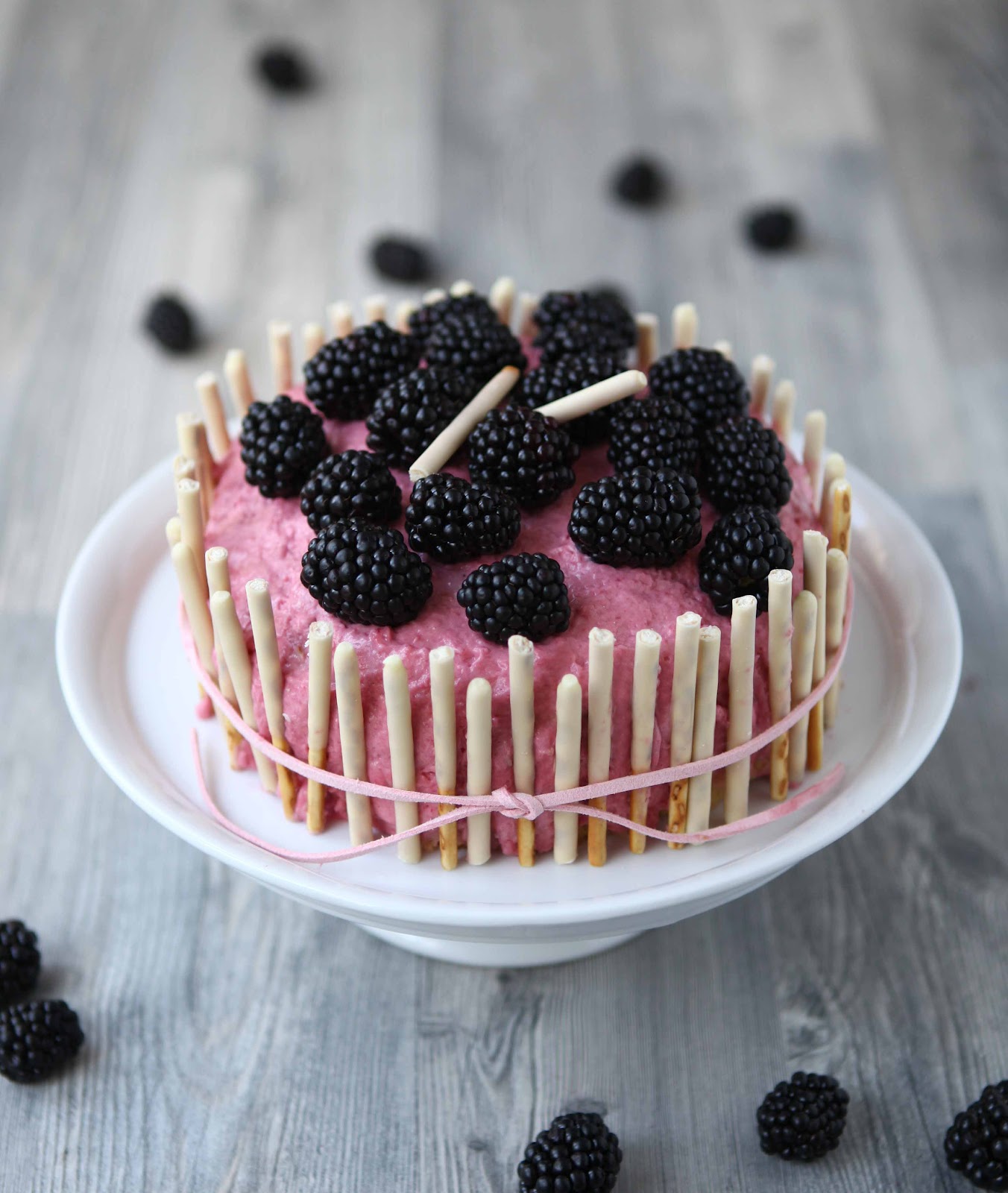 Raspberry Birthday Cake