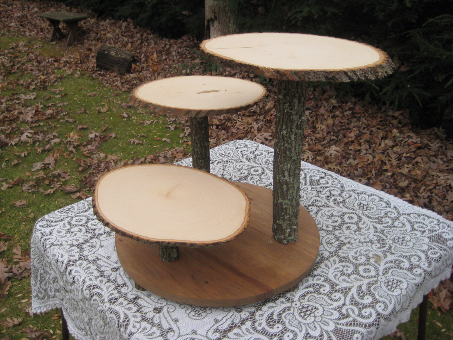 12 Cake Stands For Rustic Wedding Cakes Photo Rustic Wood Cake