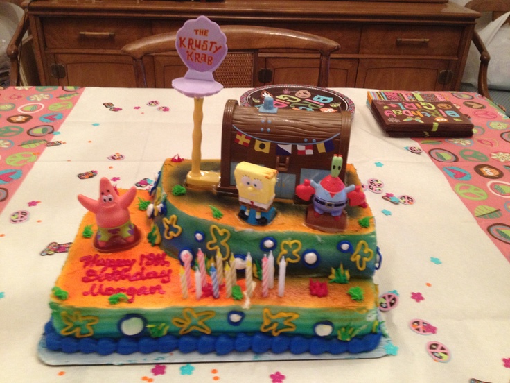 Safeway Spongebob Birthday Cake