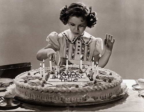 Shirley Temple Birthday Cake