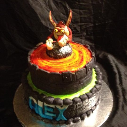 Skylander Happy Birthday Cake