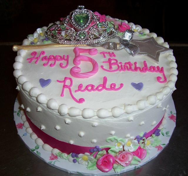 Small Princess Birthday Cake