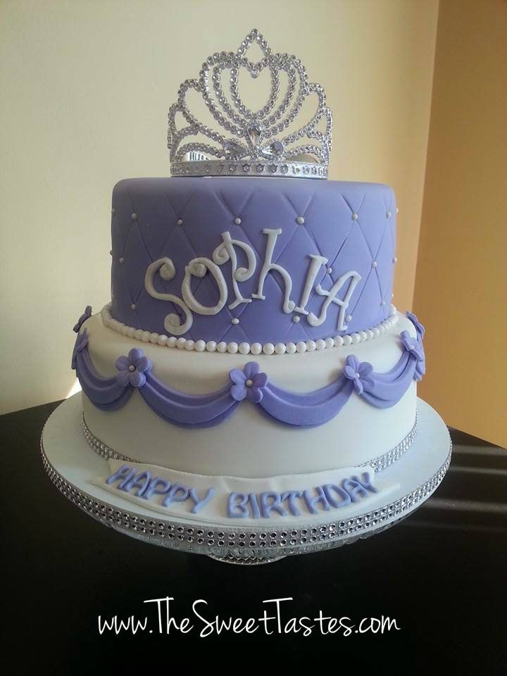 Sofia the First Birthday Cake