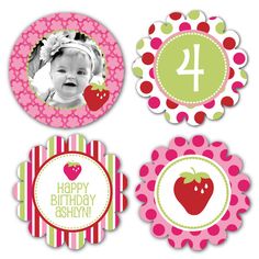 Strawberry Shortcake Birthday Printables