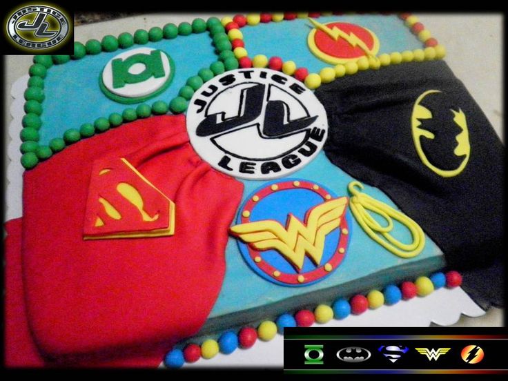 12 Photos of Justice League Theme Birthday Cakes