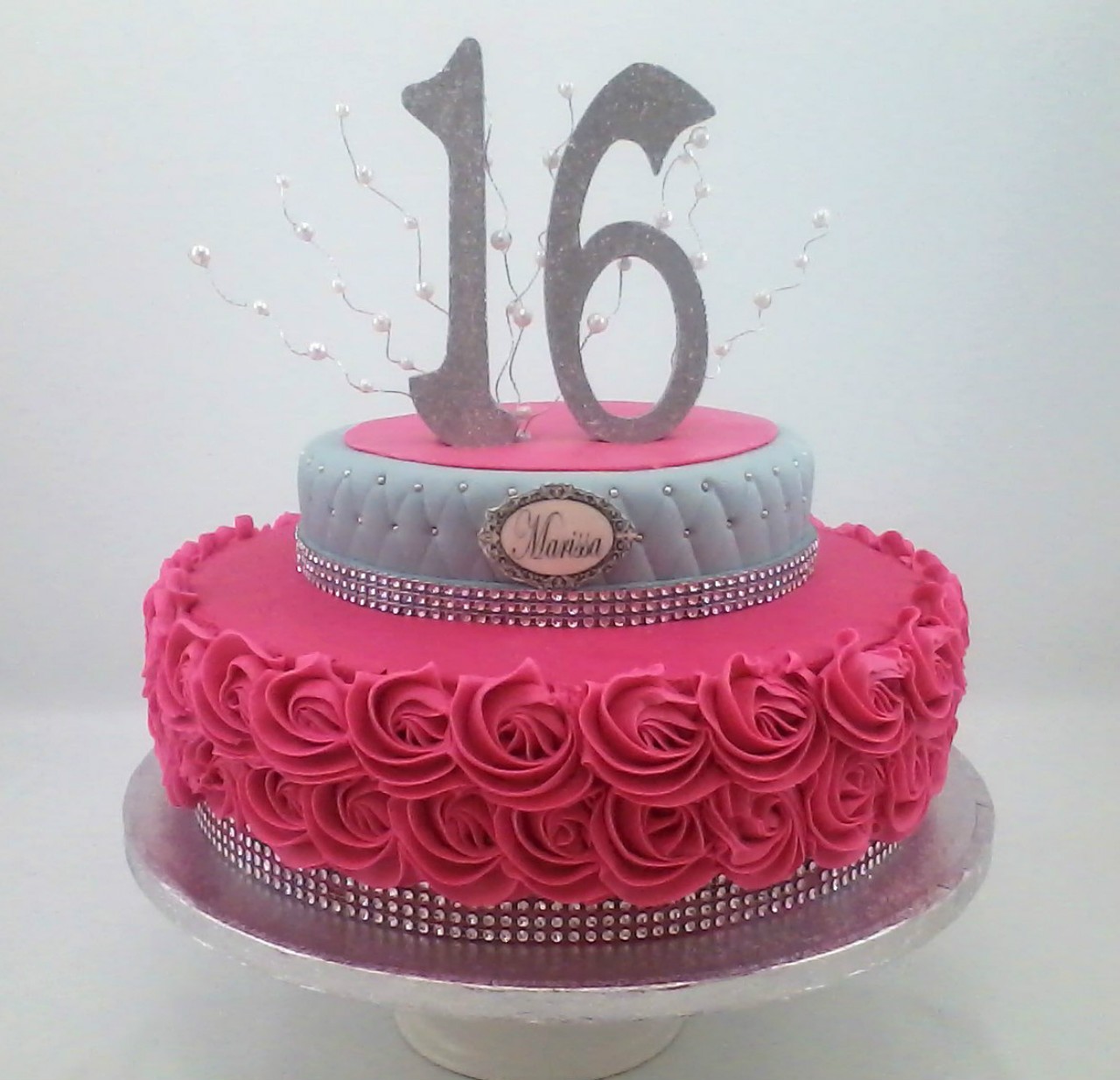 Sweet 16 Birthday Cake