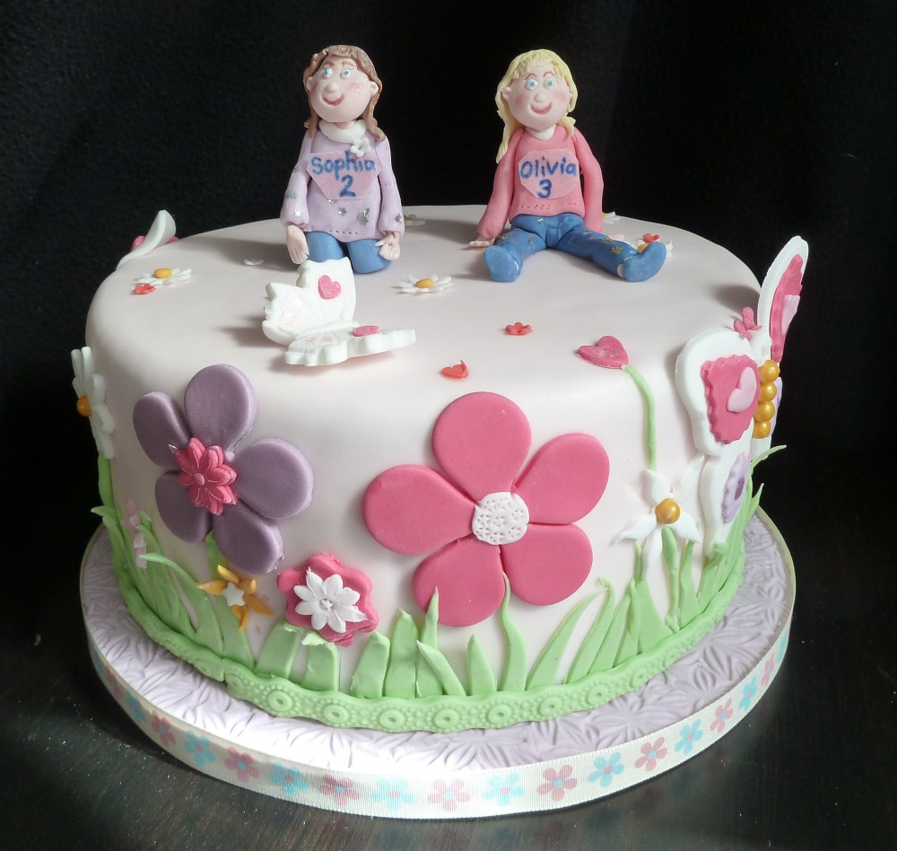 Twin Birthday Cakes